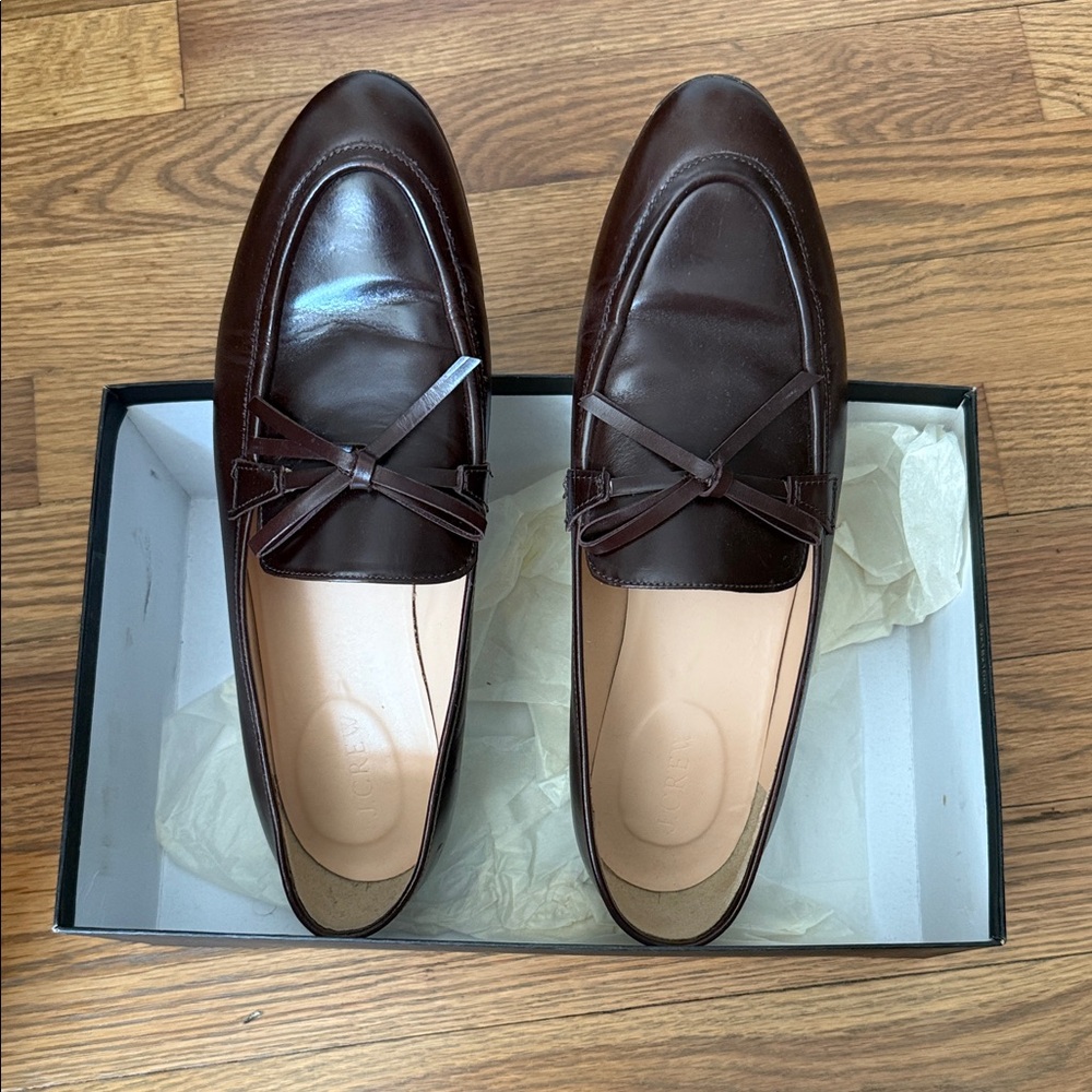 J. Crew Brown Leather Loafers